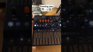 Evening jam cascadia went to service so using sh01a instead synth metropolix subharmonicon [upl. by Ynes]