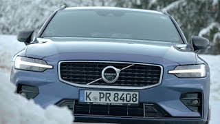 2019 Volvo V60 RDesign  Bursting Blue  Driving Interior Exterior D4 AWD [upl. by Auhsuj]