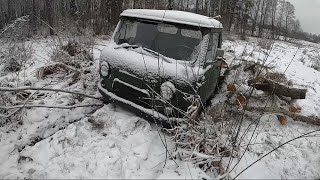 Recovering a stuck UAZ 452D Golovastik [upl. by Saxen]