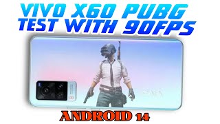 Vivo X60 BGMI Test with FPS Meter 2024  Android 14 bgmi test vivo x60 [upl. by Anibas912]