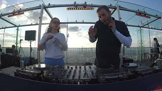 Friendsome Records DJ set Michel D B2B Belaria at Summer Of Pop  Top of Montparnasse Tower Paris [upl. by Eidak]