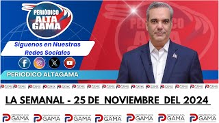 🔴 EN VIVO  PRESIDENTE ABINADER EN quotLA SEMANAL CON LA PRENSAquot 18112024 [upl. by Aihsein504]