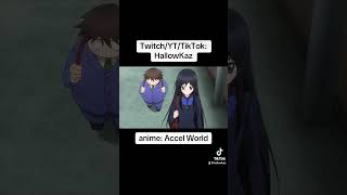 anime Accel World  Kuroyukihime was jealous accelworld haruyukiarita kuroyukihime anime anime [upl. by Pirbhai]