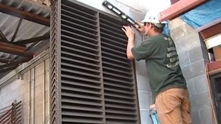 Ruskin XP500 Extreme Weather Louver Installation [upl. by Aelanej]