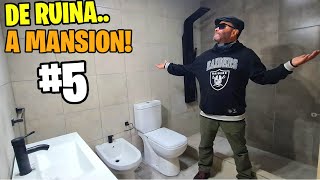 DE RUINA a MANSION HABEMUS BAÑO 💦 REFORMA BESTIAL Semana 5 Family fun vlogs [upl. by Kask799]