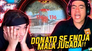 DONATO SE ENOJA CONMIGO AL VERME HACER ESTA JUGADA A PRECISO EN MIRA  FREE FIRE MAX [upl. by Epuladaugairam]