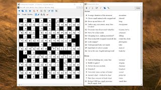 Creating a cryptic or quick crossword [upl. by Yht]