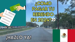 Cómo pagar REFRENDO 2024 [upl. by Rehpotsirk]