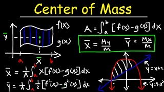 Center of Mass amp Centroid Problems  Calculus [upl. by Cupo]