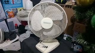 Goldair desk fan from the deptford market [upl. by Aikahs]