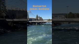 Riverfront Park  Spokane Washington trending travel nature parks river therapy shorts [upl. by Ettenawtna]