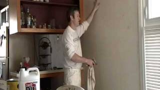 Removing Wallpaper the Right and Fastest Way Part 4 [upl. by Nilpik]