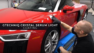 Audi R8 Correction Series E6  Coating w Gtechniq Crystal Serum Light [upl. by Tedd]