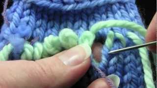 KnitFreedom  How To Darn Socks And Mend Holes In Knitting [upl. by Eelatan]