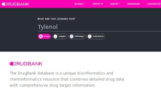 DrugBank Database Bioinformatics Tutorial  Bioinformatics Practical to get drug target info [upl. by Eveline]