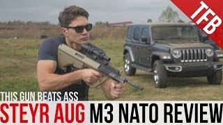 Steyr AUG M3 FULL REVIEW Irrelevant or Impressive [upl. by Naahsar]