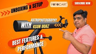 Stargazing Made Easy Unboxing amp Reviewing the Kson 80Az Telescope [upl. by Meeharbi]