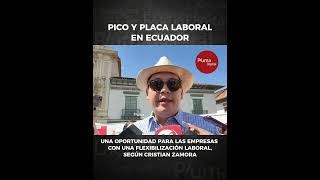 PICO y Placa laboral en Ecuador  Cristian Zamora alcalde de Cuenca [upl. by Eloci]