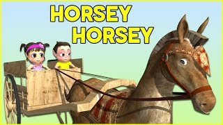 Horsey Horsey Dont You Stop  Nursery Rhymes amp Kids Songs with Cute Babies [upl. by Marci]