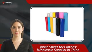 Vinilo Sheet for Clothes Wholesale Supplier in China [upl. by Noiwtna199]