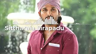 Sittharala Sirapadu Telugu  AlaVaikunthapurramloo  Allu Arjun Thaman S  LOFI SONG  MR MUSIC [upl. by Ardek911]