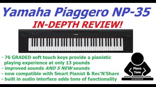 Yamaha Piaggero NP35 Review [upl. by Nihahs]