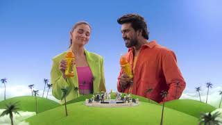 Frooti Your Way featuring Alia Bhatt and Ram Charan  Hindi [upl. by Anilas123]