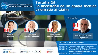 Tertulia 29 La necesidad de un apoyo técnico orientado al Claim [upl. by Garibull]