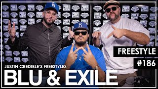 Blu amp Exile Drop Bars Over 6 Classic HipHop Beats  Justin Credible Freestyle 186 [upl. by Marley]