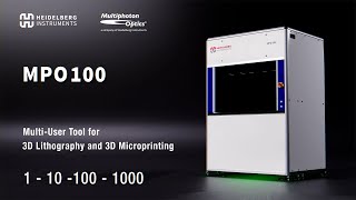 MPO 100 MultiUser Tool for 3D Lithography and 3D Microprinting [upl. by Gerald]