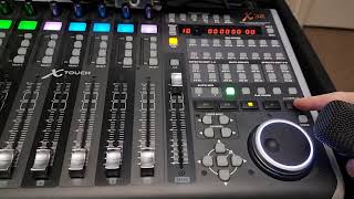 X32 Rack  XLive SD Card Recording and Playback using XTouch [upl. by Shipp]