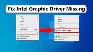 Install Missing Graphic Driver in Windows 1011 Intel HD Graphic Driver Install Update VGA Driver [upl. by Sartin346]