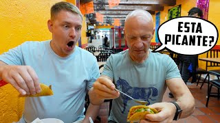 PAPÁ RUSO PROBANDO TACOS POR PRIMERA VEZ en MÉXICO 🇲🇽 [upl. by Adlog41]