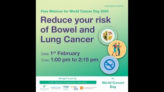 Reduce your risk of bowel cancer Dr Caitriona Kelly Public Health SpR [upl. by Hteboj]