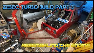 Zetec Turbo Build Part 3 Final Assembly of the Decomp plate turbo Zetec [upl. by Floridia43]