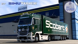 ETS2 150 I TRANSPORTES POR EUROPA I Salzburgo A  Múnich D I MERCEDES ACTROS 517 cv [upl. by Shaner]