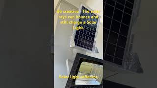 Building a simple solar light reflector from foil tape and cardboard [upl. by Rehteh648]