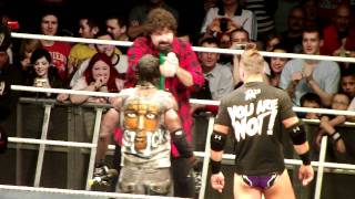 Mick Foley back in the WWE at Raw World Tour Dublin 2011 The Original [upl. by Anyzratak457]