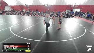 6570 Lbs Semifinal  Meika Meinholdt Pardeeville Boys Club Youth Wrestling Vs Hadley Vold Team [upl. by Kevin]