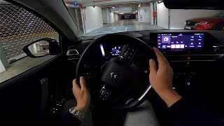 2023 Citroen C4 X 12 PureTech 130 HP Night POV Test drive CARiNIK [upl. by Dlaniger313]