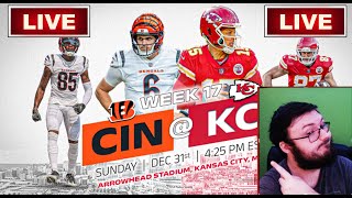 BENGALS FAN REACTS TO THE CHIEFS VS BENGALS PLAY BY PLAY LIVE [upl. by Davin]