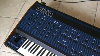 Oberheim OBXa Analog Synthesizer quotsync strings and thingsquot [upl. by Corley]