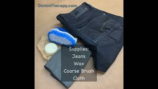 Denim Surgeon How to Wax Jeans [upl. by Luttrell]