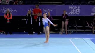 LATALIA BEVAN FX British Espoir Championships 2014 [upl. by Kwan]