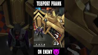 Teleportation prank on enemy😈 FF SHOWDOWNfreefire ffshorts shortsfeed garenafreefire [upl. by Masson793]