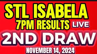 STL ISABELA RESULT 7PM DRAW NOVEMBER 142024 [upl. by Oilcareh]