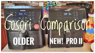 COSORI Air Fryer Comparison NEW Pro II vs Older 58 Qt Which One Is The Best [upl. by Lennor]