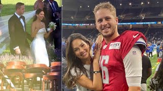 Jared Goff marries model Christen Harper to complete QB’s epic 212 million offseason [upl. by Rodrick]