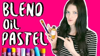 HOW TO BLEND OIL PASTELS FOR BEGINNERS â–º Tips amp Techniques [upl. by Fidelity]