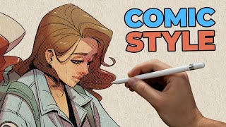 How to draw comic book style illustrations [upl. by Bogart]